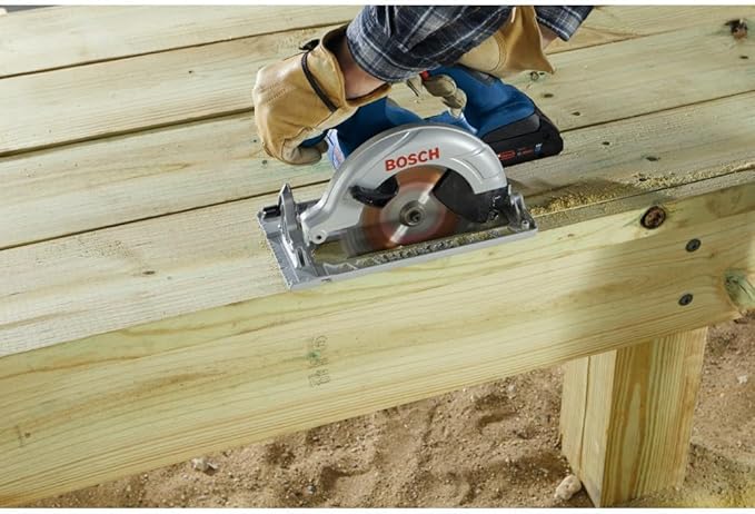 BOSCH GXL18V-501B25 18V 5-Tool Combo Kit with 2-In-1 Bit/Socket Impact Driver/Wrench, 1/2 In. Hammer Drill/Driver, Reciprocating Saw, Circular Saw, LED Worklight and (2) CORE18V 4 Ah Compact Batteries