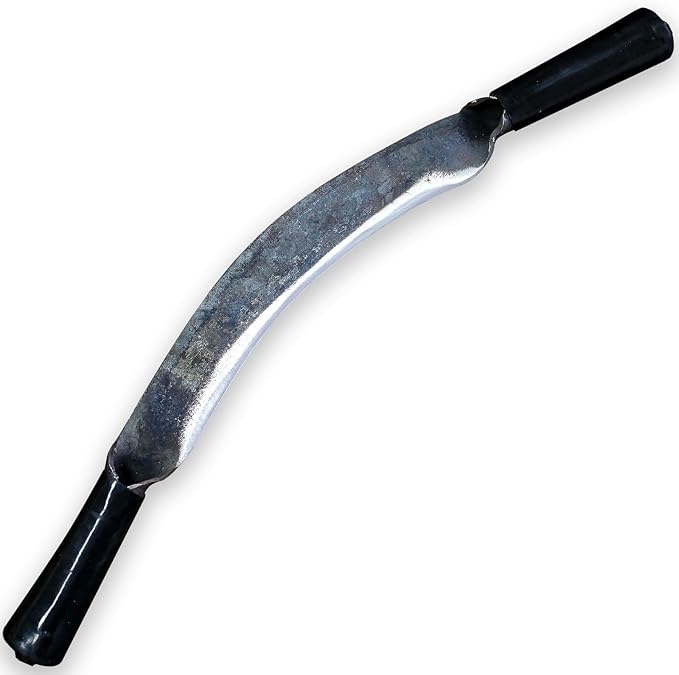 Upgrade Tree Draw Knife Draw Shave Knife 10"- Debarking Tool-Full-Tang Wood Scraper for Woodworking Tool Bark Peeling Wood Shaver Tool