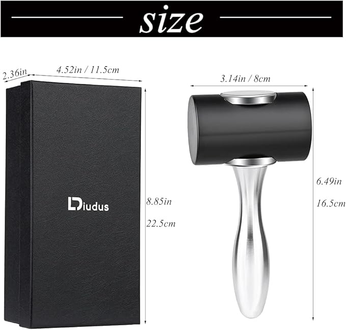 Profession Leather Carving Hammer T Head Nylon Hammer DIY Leathercraft Mallet Handmade Leather Stamp Punching for DIY Leather Work