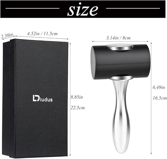 Profession Leather Carving Hammer T Head Nylon Hammer DIY Leathercraft Mallet Handmade Leather Stamp Punching for DIY Leather Work