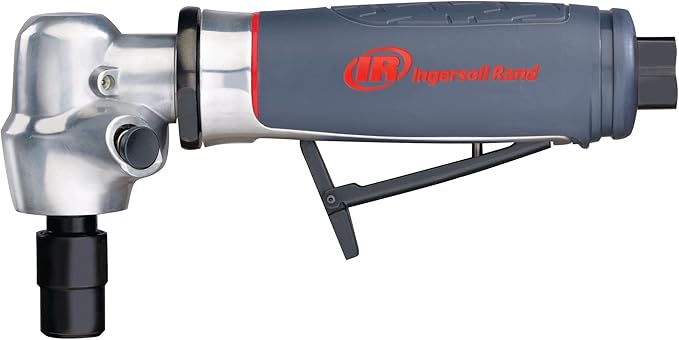 Ingersoll Rand 5104MAX Angle Air Die Grinder, 12,000 RPM, 0.4 HP, 1/4" Collet, Rear Exhaust