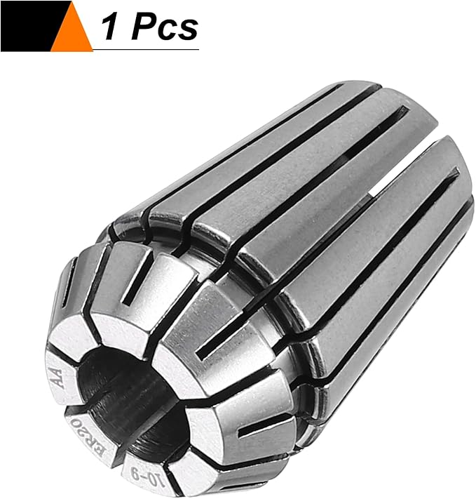 HARFINGTON Spring Collet Chuck ER20 10mm 65Mn Spring Steel Precision Router Collets for CNC Engraving Milling Lathe Tool