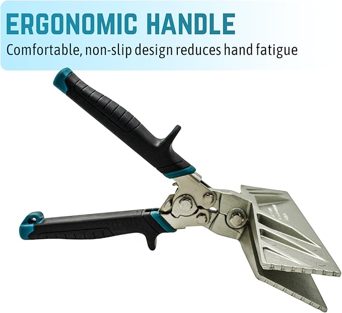 9-Inch Zinc Alloy Hand Seamer Tool for Bending, Folding Aluminum, Vinyl Roof Flashing, Coil and Fascia, Heavy-Duty Construction