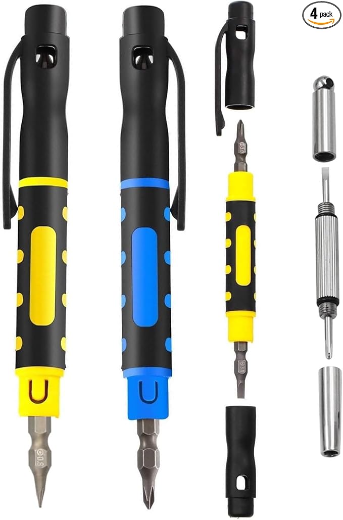 4 Pieces mini screwdriver set Portable Multi-Purpose Screwdriver tiny screwdriver Home Repair