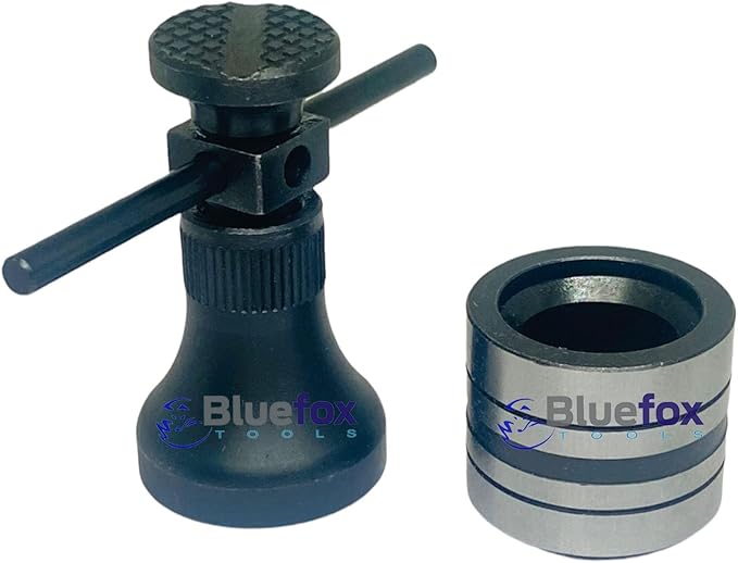 BLUEFOX TOOLS Machinist Jack Screw Set, (Pcs of 8) - 2-1/4" - 6-1/4" Range | 20 Adjustment with Pitch Screw | Knurled Finger Grip, Maximum Accuracy | 1-1/4 Inch (32mm) Base Diameter