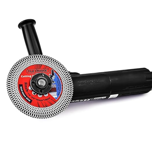 5" Tile Saw Blade Diamond Blade for Cutting and Grinding Porcelain Tile Granite Marble (5", 1)