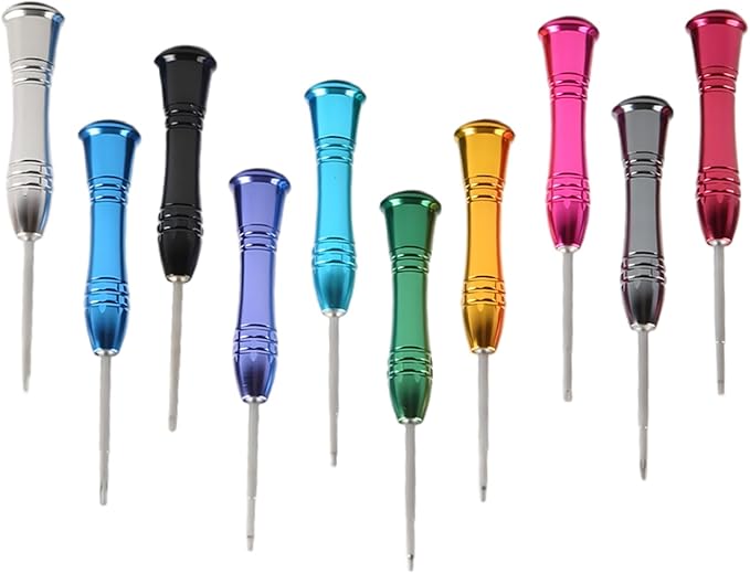 Dental Implant Screw Driver Universal Kit Tool Dentistry Implant Repair Stainless Steal Base Orthodontic Dentistry Tool with 10 Pcs（Blue）