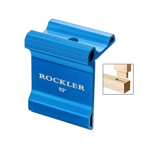 90째 Saddle Square - Anodized Aluminum Positioning Squares for Woodworking Tasks - Angle Clamps for Straight & Mitered Cuts - Easy Use Woodworking Hand Tools to Quickly Draw Accurate Layout Lines