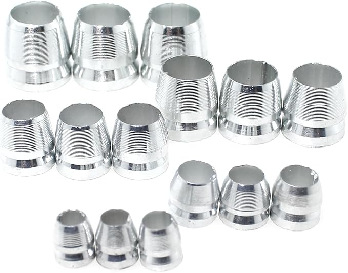 15PCS Handle Wedge Kit - 5 Sizes Safety Round Iron Wedges for Axes & Hammers