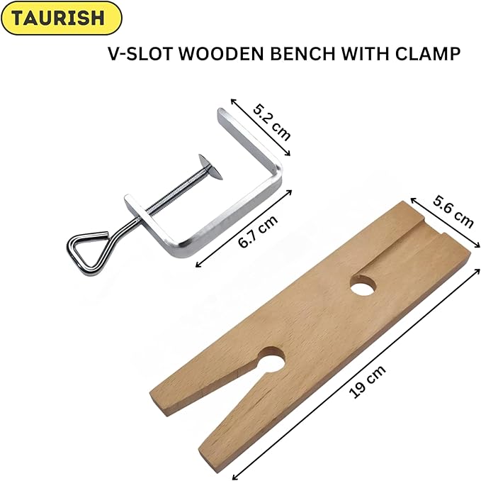 3-in-1 Professional Jeweler's Saw Kit - Adjustable Saw Frame, 144 Blades (Sizes 1/0-2), and V-Slot Wooden Bench Pin with Clamp - Jewelry Making, Wood, Metal and Craft Cutting Tool Set
