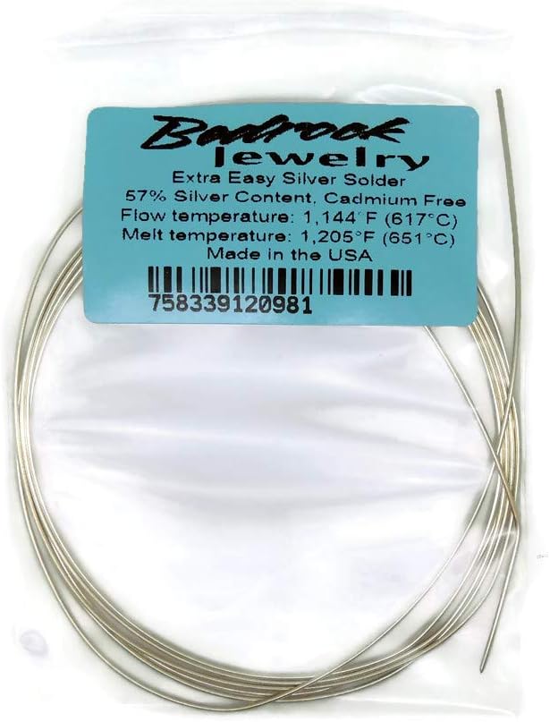 Plumb Silver Jewelry Solder Easy, Medium or Hard … (Extra Easy Silver Solder) /Plomada para soldar joyas de plata Fácil, medio o duro ... (Soldadura de plata muy fácil)