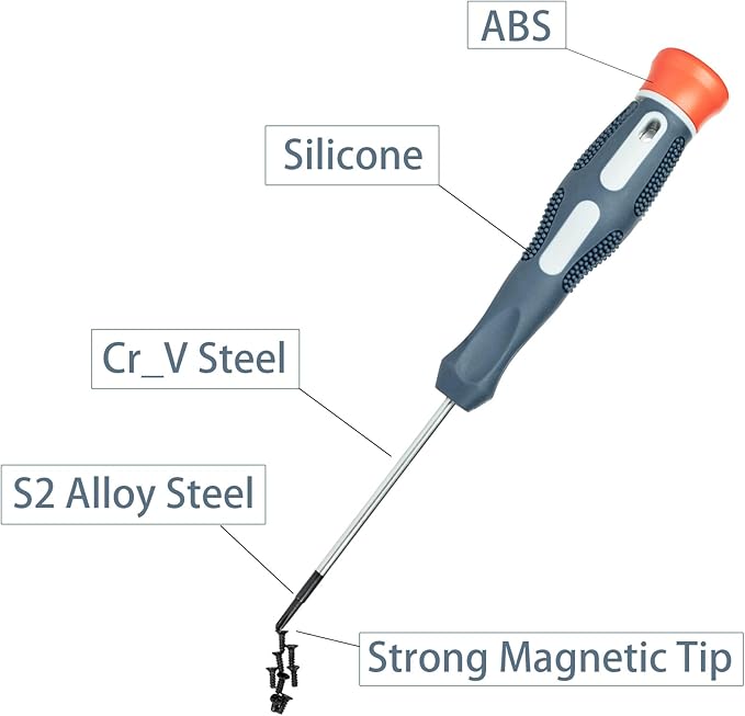 Triwing Screwdriver for Nintendo Switch Screwdriver Kit, Tri Tip Magnetic Screw Driver PH00 Y0 Y00 Nintendo Switch Repair Tool kit