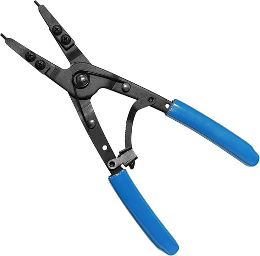 Snap Ring Pliers 38700 Internal External Heavy Duty Circlip Plier Compatible with Ford SD Ford Super Duty Pickups 2007 and Newer, 10in Blue Automotive Tool Kit for Installation and Removal