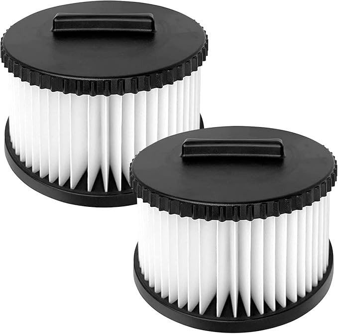 2 Pack DWV9330 Replacement HEPA Filter Compatible with DEWALT DWV010 (8 Gallon) & DWV012 (12 Gallon) Dust Extractor, Part # DWV9330
