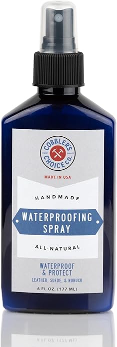 Cobbler's Choice All-Natural Waterproofing Spray - Leather Protector - Easy Spray Application