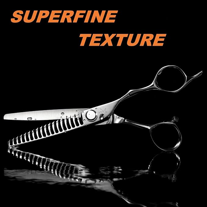 High-end Professional Hair Thinning Scissors Hair Cutting Teeth Shears Barber Hairdressing Texturizing Scissors Extremely Very Sharp 6.3 Inch Dynamic Steel Alloy For Men Women Salon & Home