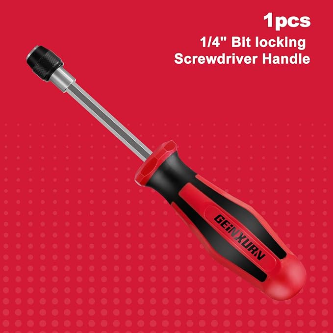 Magnetic Changeable Head Manual Screwdriver Holder, Quick Change&Release 1/4??Hex Bit Extension Holder for Screwdriver Bit, Nut driver, Socket Adapter