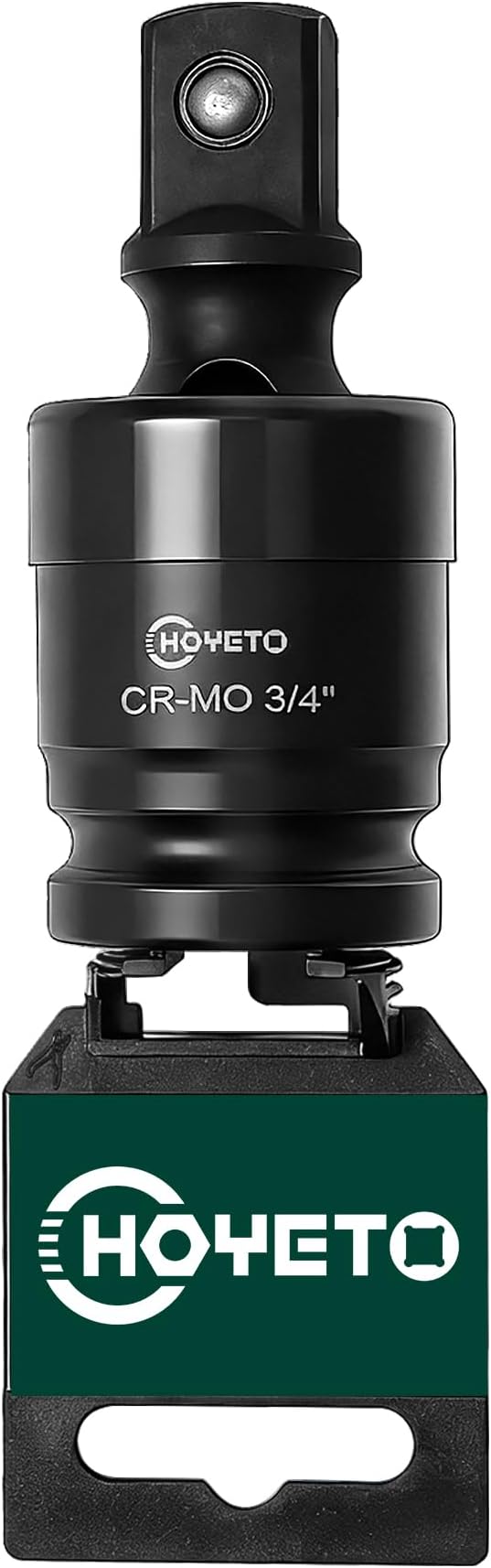 3/4" Drive Impact Swivel Socket Adapter, Universal Joint with Cr-Mo Steel High-Torque Swivel Socket Set for Machinery Repair