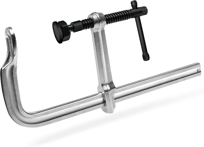 1-Pack 12-Inch Heavy-Duty F-Clamps for Welding, Woodworking & Metalworking ??3450 lbs Load Capacity,5-1/2 Inch Throat Depth, All-Steel Construction