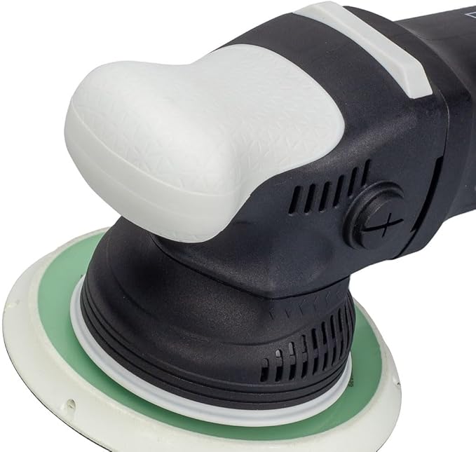 Maxshine 21mm, 6" Plate M21 Pro Dual Action Polisher & 16oz AIO Polish - 6-Speed, 5/16??24 Thread - Auto Detailing Tool for Buffing, Paint Protection, Swirl & Scratch Repair, Glossy Shine, Restoration