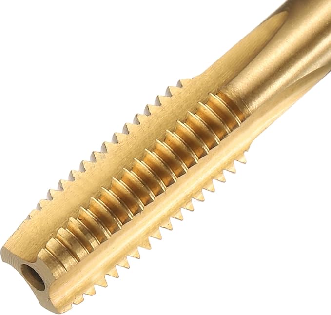 uxcell Metric Thread Tap M9 x 1.25 H2 110mm Straight Flute Screw Thread Milling Machine Taps Threading Tapping Repair Tool