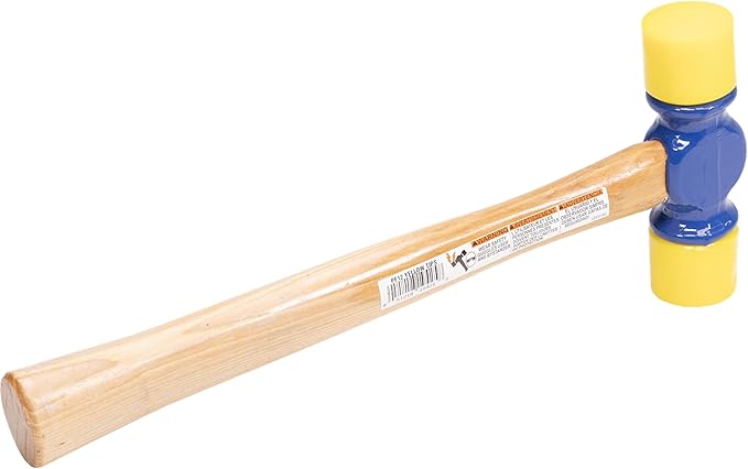 VAUGHAN Soft Face Hammer, Made In The USA, American High Carbon Steel Head, 12 oz, PF12, VN19425