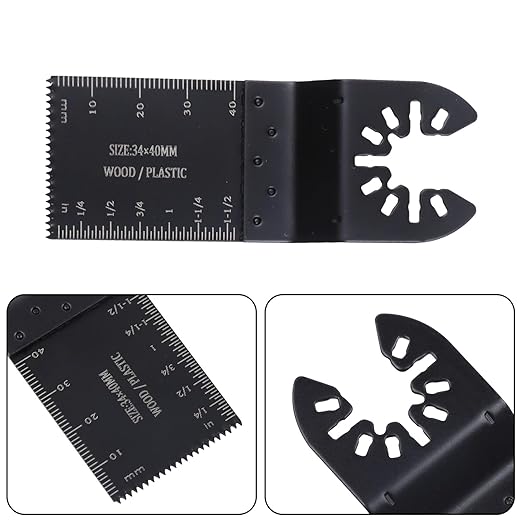 findmall Oscillating Saw Blades 100Pcs (40 of 1-3/4, 60 of 1-3/8), for Wood, PVC, Nails, Drywall, Door Jamb