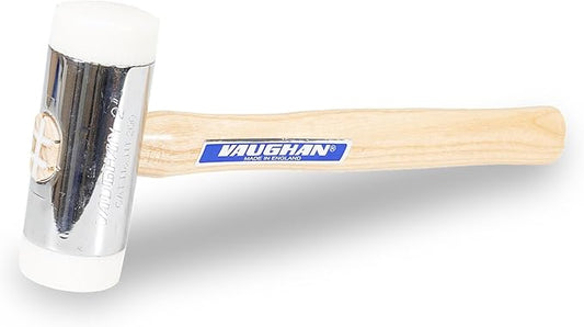 VAUGHAN Nylon Face Hammer, Chrome Plated Zinc Alloy Head, 2.75 Lbs, NT200, VN58416