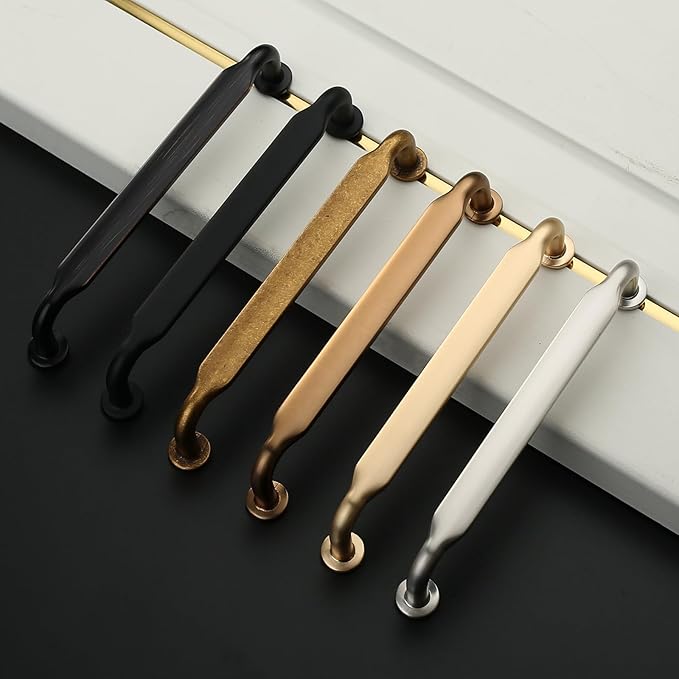 Asidrama 30 Pack 5 Inch(128mm) Matte Black Kitchen Cabinet Handles, Cabinet Pulls Kitchen Cabinet Hardware for Cupboard Drawer Pulls