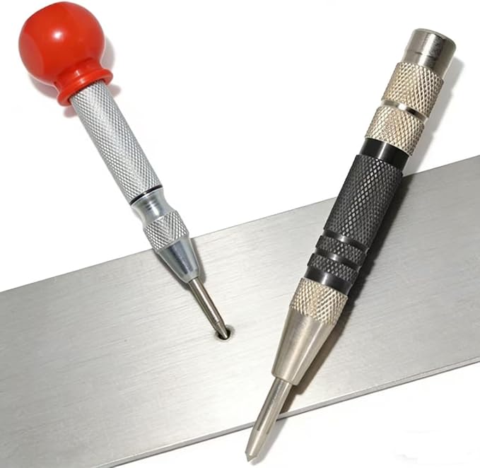 Super Strong 6 Inch and 5 Inch Heavy Duty Automatic Center Punch竊똇and Tool for Metal or Wood