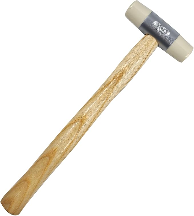 Nylon rubber mallet 22 oz white