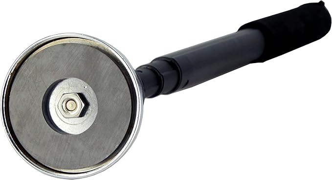 36lb Telescoping Heavy Magnetic pickup tool 36"long, large-area 2.36"magnet, the suction is more stable,Rotate telescopic handle with lanyard sweeper. (Two sets)