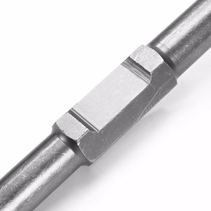 XtremepowerUS 1-1/8" Hex Shank 5" Shovel Width Construction Clay Spade Scoop Shovel Bit for Electric Demolition Jack Hammer w/Carrying Case