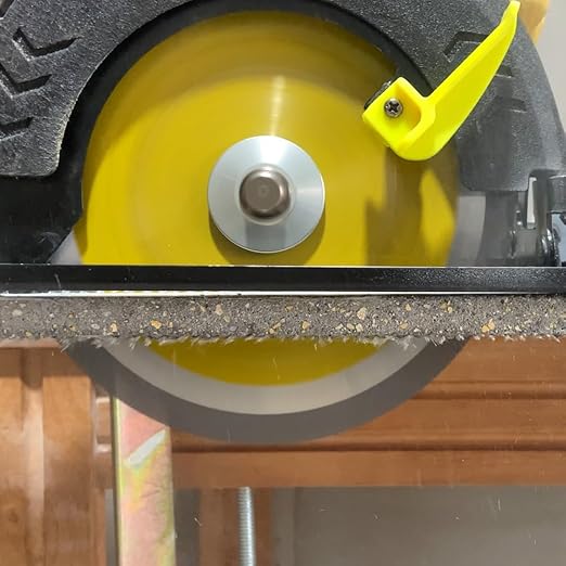 Janchi 7-1/4 Inch 4T PCD Tip Hardie Fiber Cement Circular Saw Blade with 5/8-Inch DMK Arbor, Polycrystalline Diamond Tipped Teeth Saw Blade for Laminate Flooring