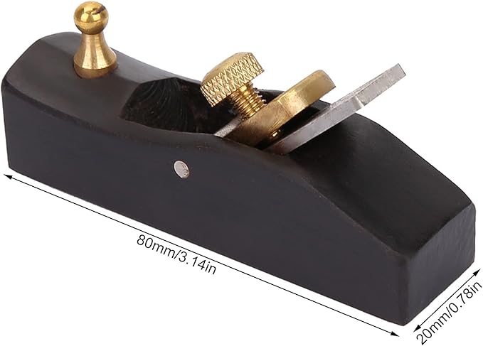 Carpenter Plane Hand Tool Woodworking Plane with 65 Manganese Blade for Smoothing Polishing Deburring Wood Surfaces