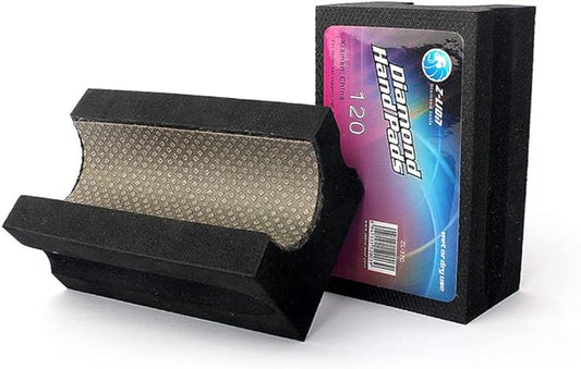 Electroplated Diamond Sanding Blocks 120 Grit V30 Polishing Grinding Hand Pads Block For Granite Marble Glass Stone