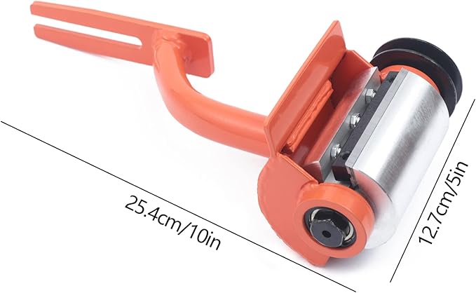 Log Peeler, Log Debarker Designed Chainsaw Attachment, Upgraded Aluminum Alloy Wood Debarking Tool with 4 Blades for Building Material Stores, Farms, Construction Works