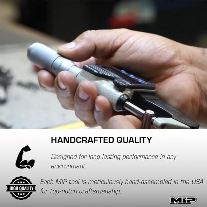 MIP 9805 8.0mm Metric Hex Nut Driver RC Tool ??Precision Grip Hex Screwdriver with Deep Socket for RC Car Repair, Made 100% in USA