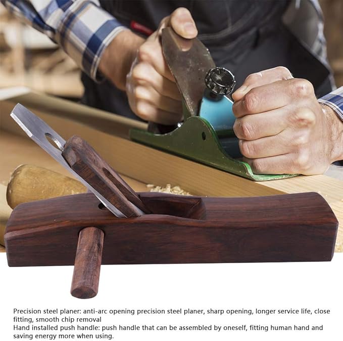 Woodworking Plane Tool for Carpenter Hand Planer Woodcraft, FINE Ebony Hand Planer for WOODWORKERS
