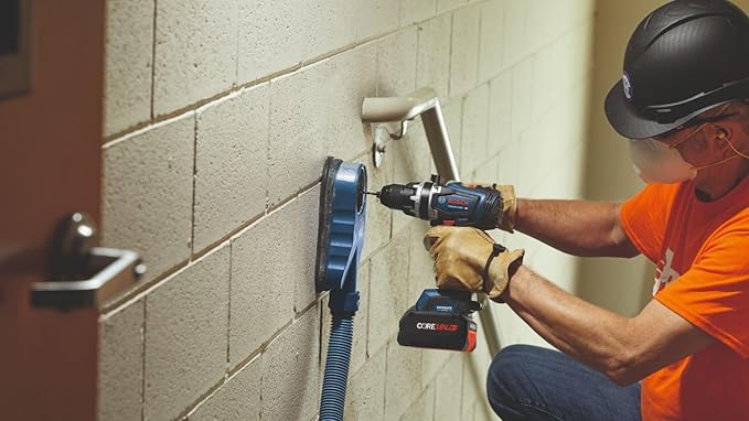 BOSCH GXL18V-260B26 18V 2-Tool Combo Kit with 1/2 In. Hammer Drill/Driver, 1/4 In. and 1/2 In. Two-In-One Bit/Socket Impact Driver, (1) CORE18V 8 Ah Battery and (1) CORE18V 4 Ah Battery