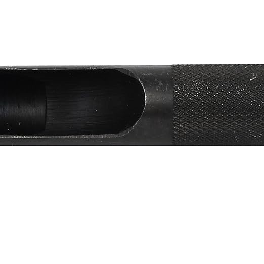 uxcell 14mm Dia Metal Knurled Shank Hollow Hole Punch for Leather Gasket Strap