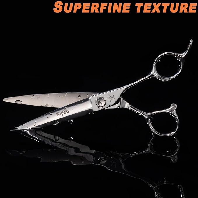 High-end Professional Extremely Very Sharp Barber Hair Cutting Scissors Hairdresser Shears For Hair 6.75 Inch Haircut Scissor Made Of Stainless Steel For Hairdressing Salon and Home Use