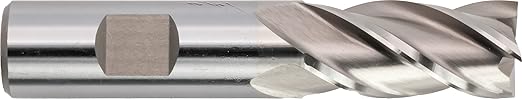 CME 5 pcs M42 Cobalt End Mills, Square Nose, Bright (Uncoated) Finish, 3/4" Mill Diameter, 1 5/8" Length of Cut, 3 7/8" Overall Length, 4 Flute, Center Cutting