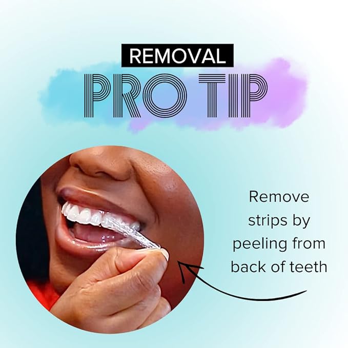 Prostrips - 12 Shades Whiter Teeth - 28 Enamel Safe REMINERALIZING Gentle Strips ??97% no Sensitivity