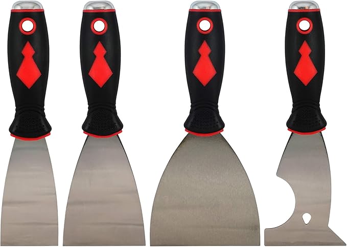 Red Devil 6090 4 PC. Putty Knife Set