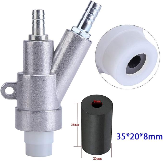 Sand Blaster Gun Kit,Sandblaster Sandblasting Gun for Sandblast Blast Cabinet with Boron Carbide Nozzle (8MM)