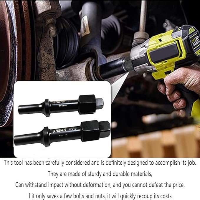 37315 3/8" & 37316 1/2" Shake 'n Break Pneumatic Bolt Breaker, helps remove seized and frozen bolts and nuts. help rotate and loosen seized fasteners.