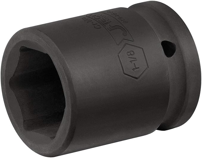 Jetech 3/4 Inch Drive 1-1/8 Inch Standard Impact Socket, Made with Chrome Molybdenum Alloy Steel, Heat Treated, 6-Point Design, SAE