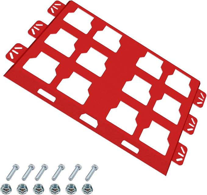 Mounting Plate Compatible With Packouts, 100 Lbs, Metal Base Plate For Tool Storage And Organization