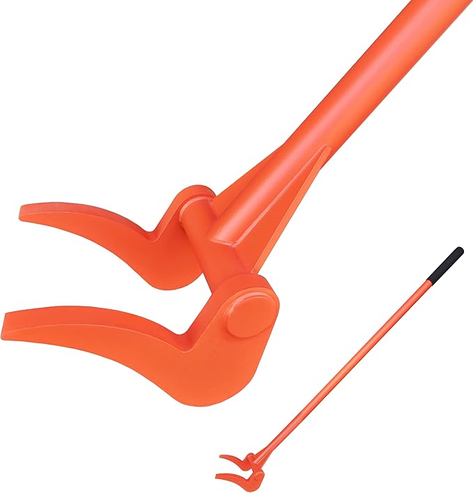 Upgrade ZOOKASEA Pallet Buster 50" with Handle, Heavy Duty Deck Board Removal Tool, Non-Slip Grip Wrecking Pry Bar, Multi-Purpose Breaker for Efficient Removal, Renovation and Construction